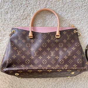 Louis Vuitton Tote Pallas Monogram Pink